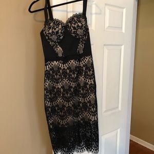 BeBe Black Lace cocktail dress (never worn)